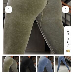 Olive Green Women's Leggings